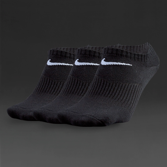Nike Trainer Socks 3 Pairs Black for Men